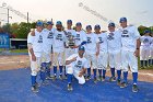 Baseball vs Babson  Wheaton College Baseball players celebrate their victory over Babson to win the NEWMAC Championship for the third year in a row. - (Photo by Keith Nordstrom) : Wheaton, baseball, NEWMAC